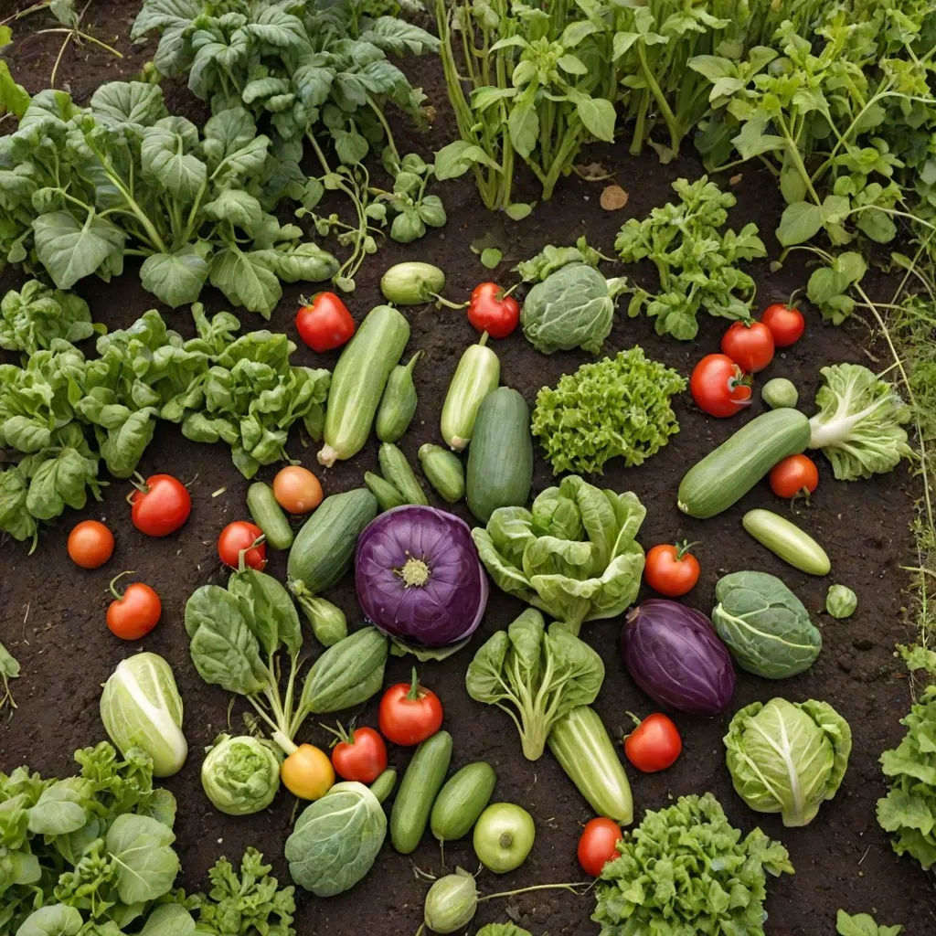 Ekologiczne warzywa w ogrodzie